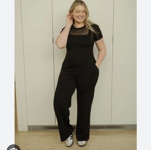 Smash + Tess One and Done Romper size medium Midnight Black NWOT